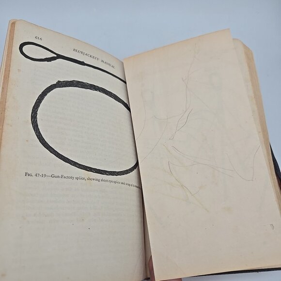 1940 US Navy Military The Blue Jackets Manual Book by CPT G.V. Stewart Softcover - Picture 10 of 14